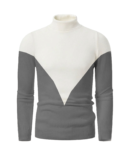 Jakamen Tricots Col Roulé Anthracite - M