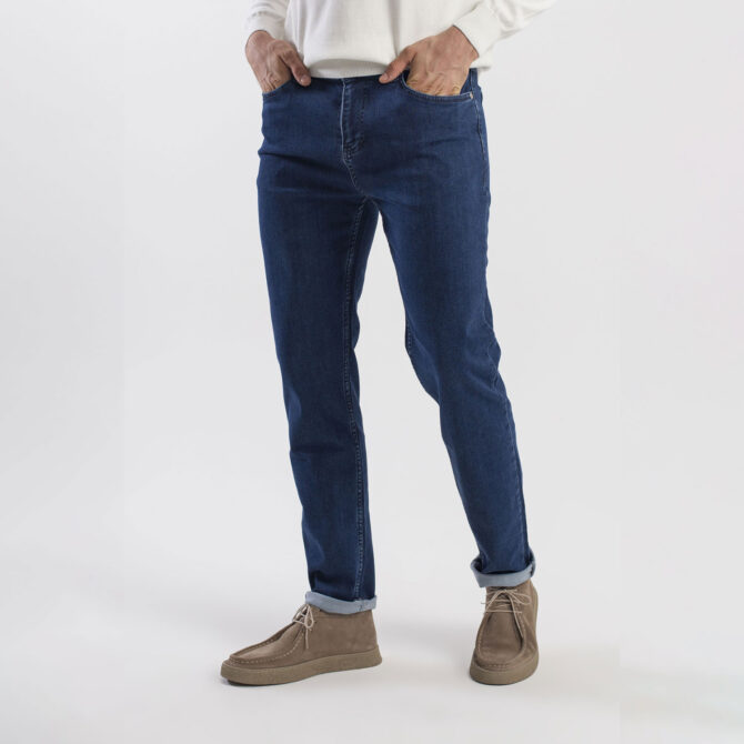 JAKAMEN PANTALON JEANS NAVY BLUE