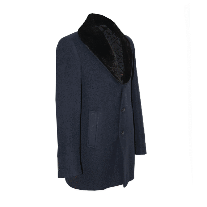 Mohher Manteau Navy Blue