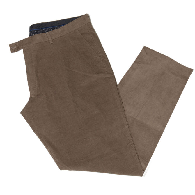 Jakamen Pantalon En Velours 100/Taba