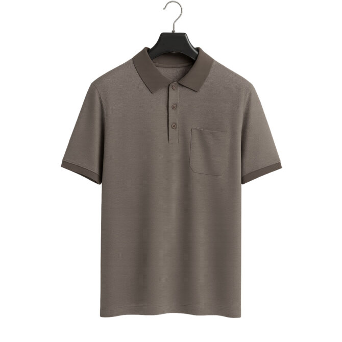 Jakamen T-Shirt Collier Polo Mink
