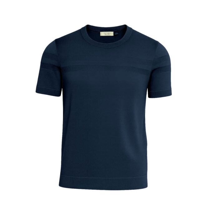 Jakamen T-Shirt_Ras_D_Cou Navy Blue