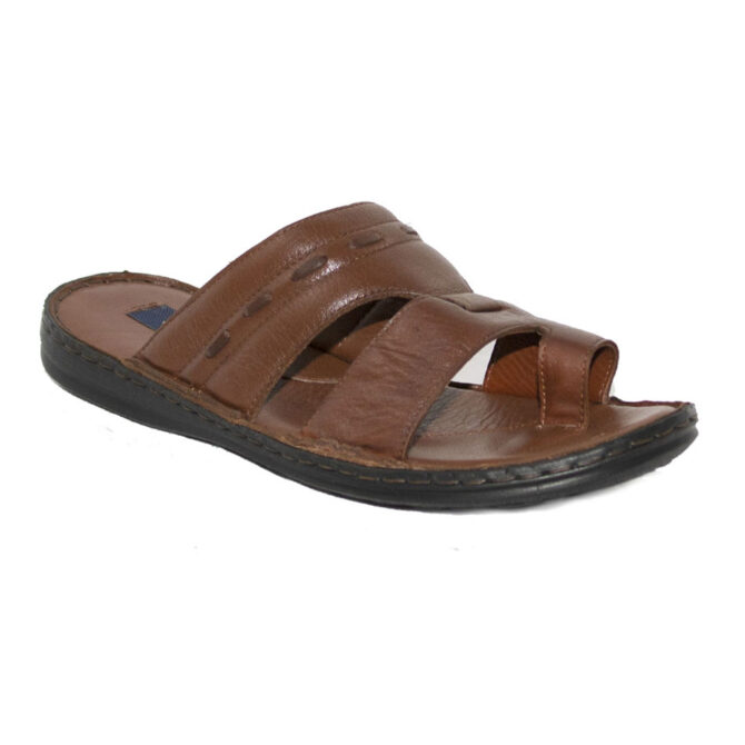 Jakamen Claquette Cuir Casual 184/Coffee - 3