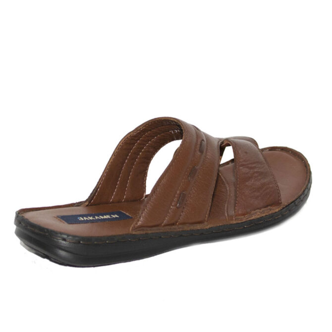 Jakamen Claquette Cuir Casual 184/Coffee - 3
