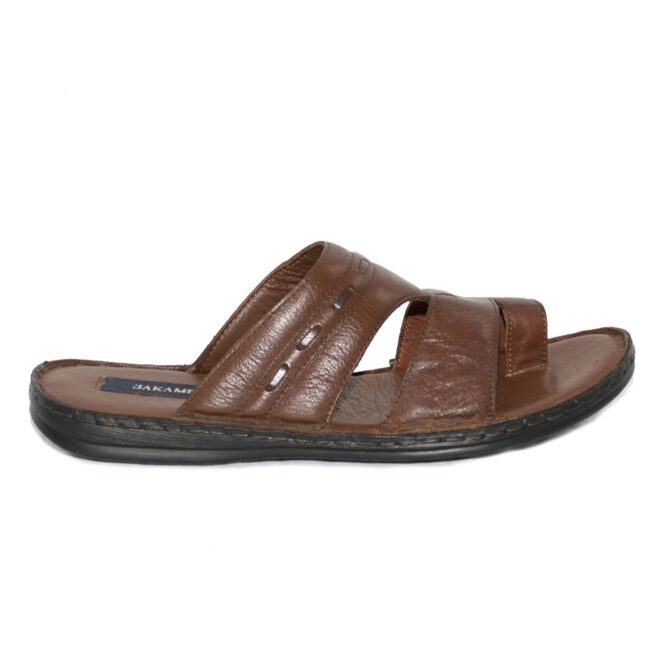 Jakamen Claquette Cuir Casual 184/Coffee - 3