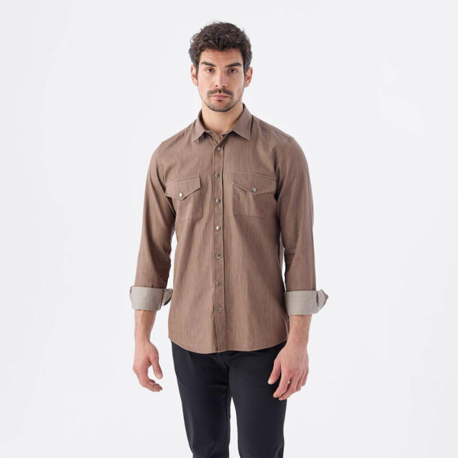 Jakamen Chemise Coffee