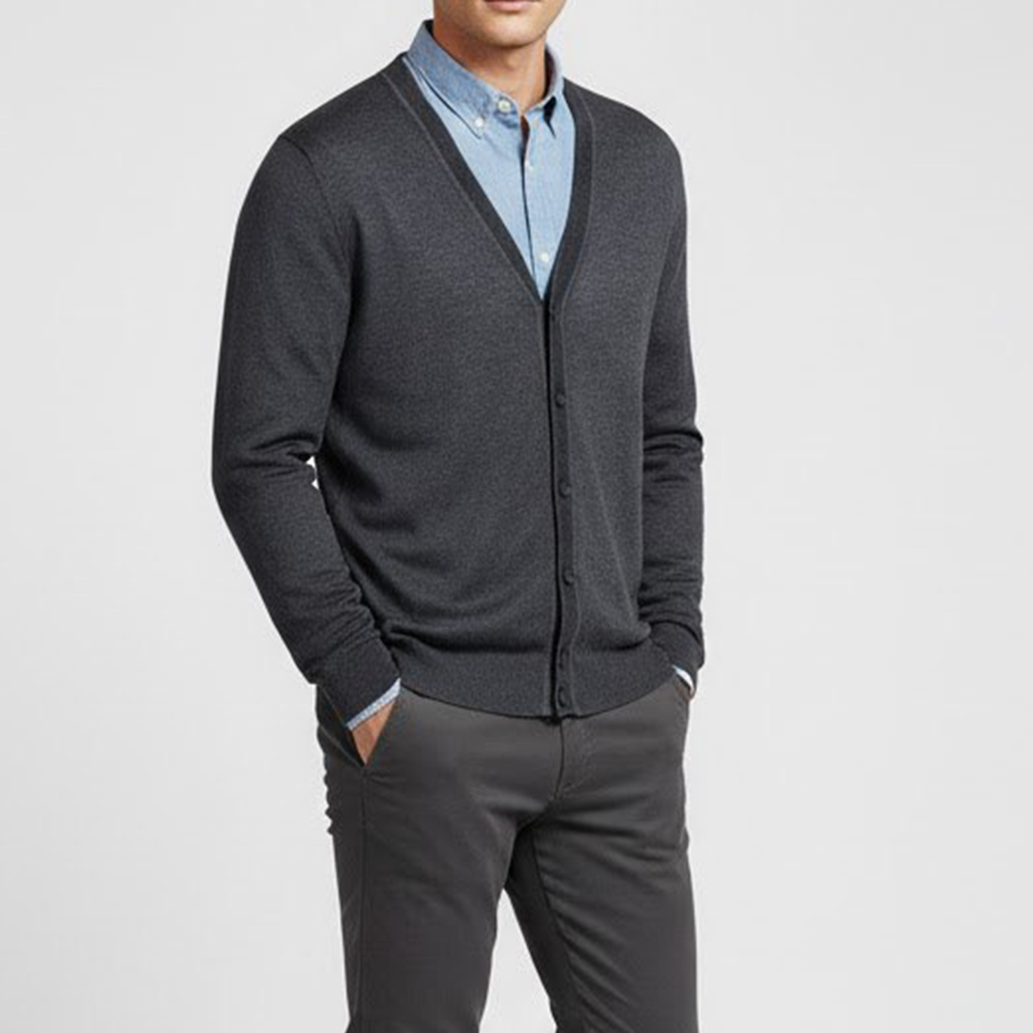 Jakamen Cardigan En Maille (Boutonné)