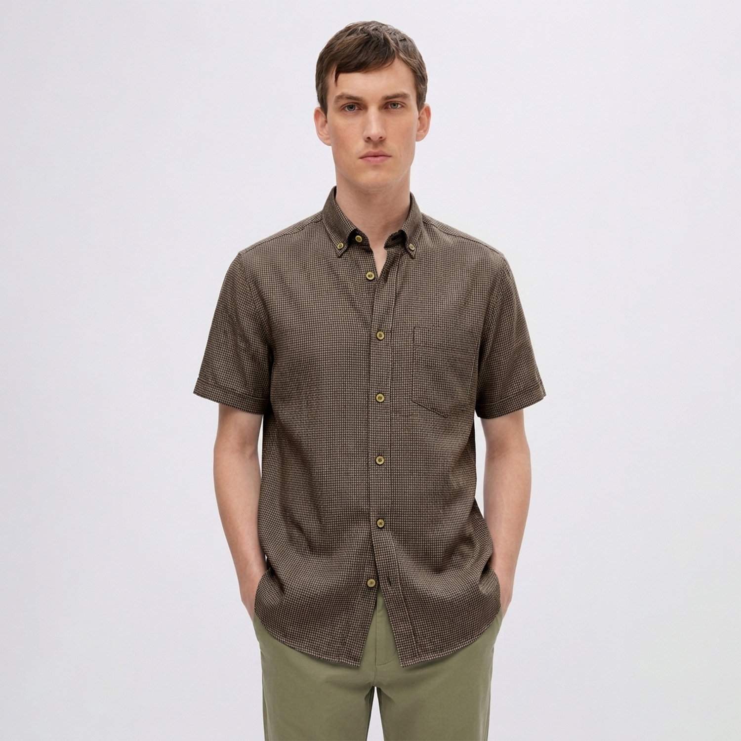 Chemise Casual Brown