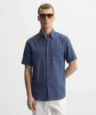 Chemise Casual Dark Navy