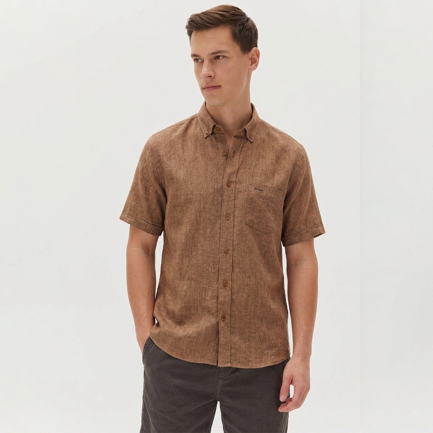 Chemise Casual Brown