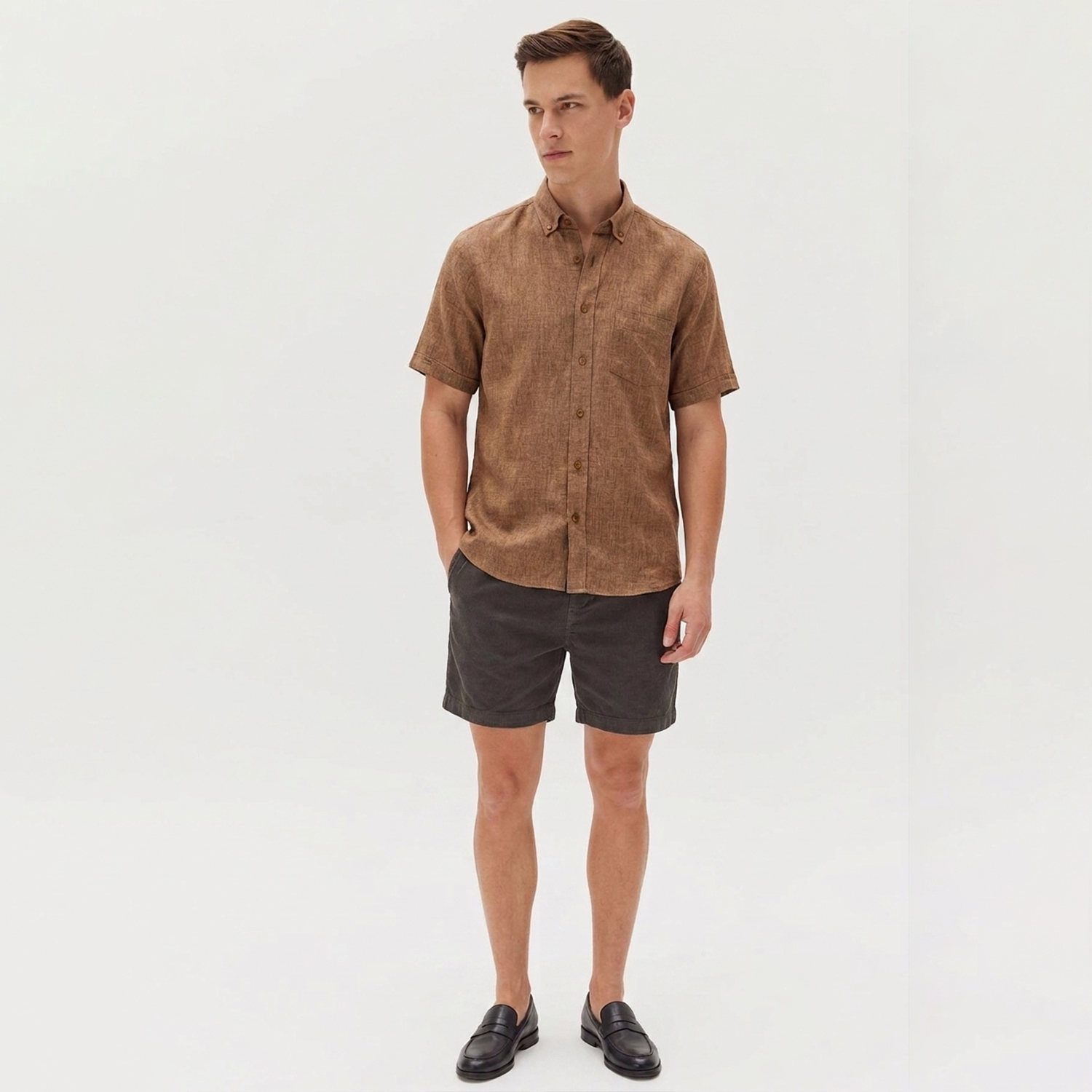 Chemise Casual Brown