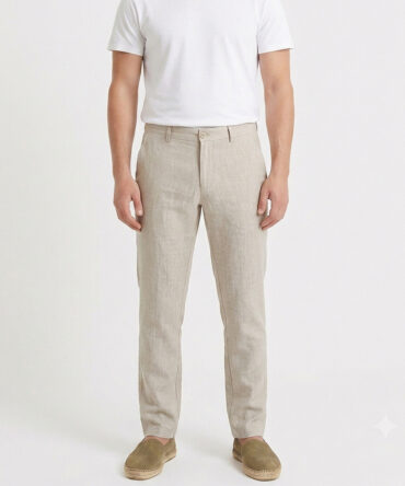 Pantalon_Lin Beige