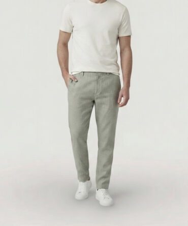 Pantalon_Lin Green Lt