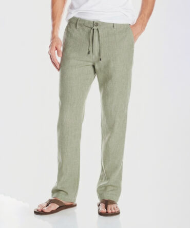 Pantalon_Lin Green Lt