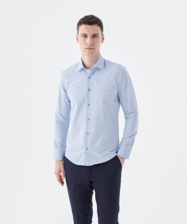 Jakamen Chemise Classique Zz Blue Light