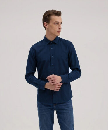 Jakamen Chemise Navy Blue