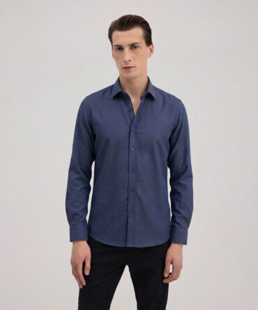 Jakamen Chemise Navy Blue