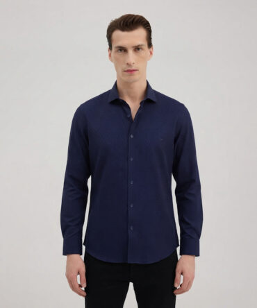 Jakamen Chemise Navy Blue