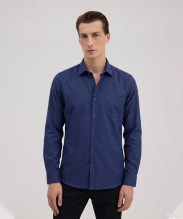 Jakamen Chemise Navy Blue
