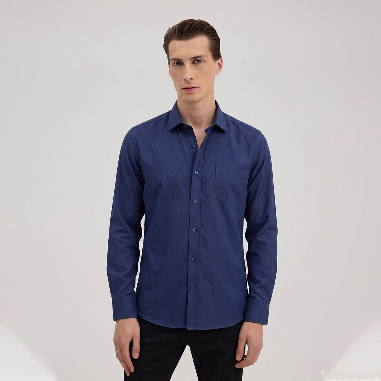 Jakamen Chemise Navy Blue