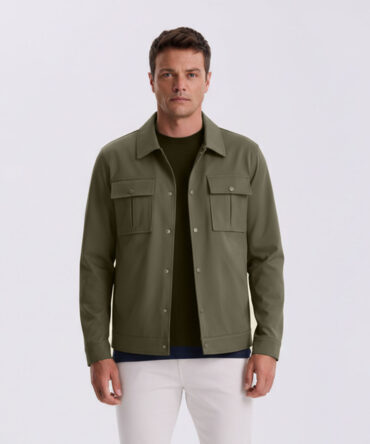 Veste Demi Saison Dark Green