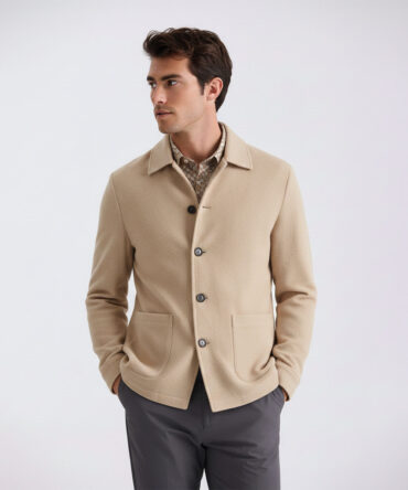 Veste Demi Saison Beige